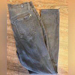 7 For All Mankind Charcoal Denim Jeans
